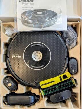iRobot Roomba 550 Robotic Vacuum Cleaner Tested W/ Upgraded Battery & Barriers